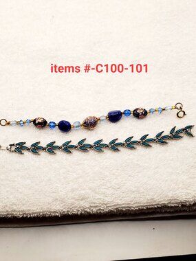 2 Vintage Bracelets, items # C-100-101,. wt. 30 grams.